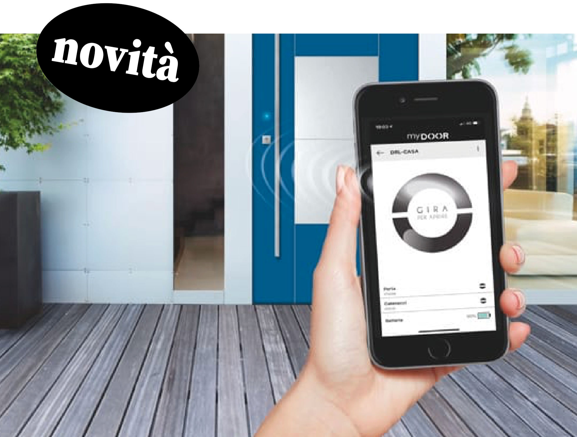 Aprire la porta di casa con il cellulare